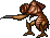 Burb: a cool-looking insectoid with a silly name. Hops and slashes.