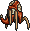 Shag: the most most common enemy, able to both run and jump. A pink variation is called "Spikra"
