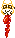 These skulls fly straight at you. Blast the skull and the "tail" will continue flying.