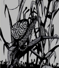 This mental vampire from "Fiend Without a Face" has discovered the succulent intelligence of corn.