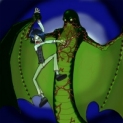 A boy named Edgar fends off the dread SWAMP VAMPIRE!