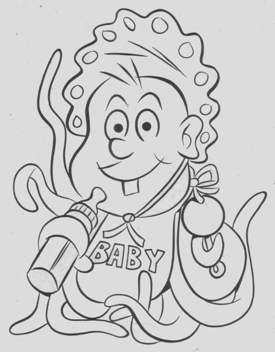 baby items coloring pages - photo #14