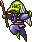 Daitengu - the goblin police! Either fly and drop daggers or leap back and forth stabbing with their spears.