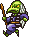 Daitengu - the goblin police! Either fly and drop daggers or leap back and forth stabbing with their spears.