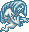 A floating spirit in the ice caves who disappears and reappears clinging to you.
