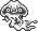Kurage no hi no tama - the only underwater enemy. Skillfully dodges all but diagonal attacks.