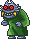 Kumo otoko - translates as "spider man!" Throws webs that may temporarily stop you.