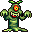 ??? - pops out of the ground and spits.