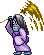 ??? - jumps from the water and attacks with her staff.