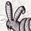I love the diabolical little faces of the infected eyestalks!