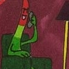 The worm looks as sadistic as he is adorable.