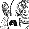 The face on this little guy is priceless. As hilarious as it is morbid.