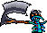 Axe-wielding bugs that hide behind walls.