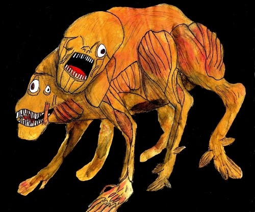 This cleverly fused version reminds me vaguely of Silent Hill!