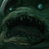 A massive-looking, abyssal Sazaeoni! Beautifully colored.