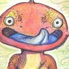 The most adorable little yha-who boy you ever will see! I love its axolotl-like face, and the fleshy doo-dad on its head!