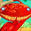 This impish, maniacal-looking beast is reminiscent of a Venus Fly-trap!