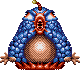 Fat things with dodgy looking mouths that swell up and spit bombs.