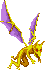 Skinny Orcus - a flying enemy.