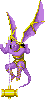 Hammer Demon - flies overhead and drops down.