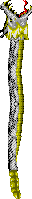 Rattle tail - from the swampy second stage. Displays its rattle, then emerges from the floor or ceiling.