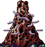 Heebie jeebie underground maggot nests.
