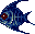 Luminous deep-sea fish.