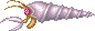 Almost a mini-boss. It withdraws into its shell to fire a powerful blue beam!