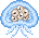 Jellyfish follow you around and take a few hits to defeat.