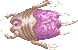 A neat giant copepod, swims side to side firing at you.