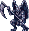 Statue from the sunken ruins.