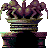 Sculpture at the center of demon town.