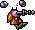 Cute, cute, cute little aliens with rayguns for HEADS!