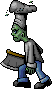 Giant zombie chefs encountered in the first stage!