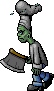Giant zombie chefs encountered in the first stage!