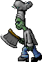 Giant zombie chefs encountered in the first stage!