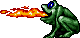 Firebreathing giant frogs!
