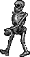 Giant skeletons that send little ghost skulls after you.