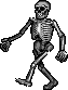 Giant skeletons that send little ghost skulls after you.