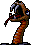Snakes that pop out of the ground.
