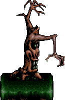 There are four kinds of haunted tree, but only this one can hurt you.