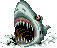 Sharks that attack when you fall in the water of the pirate world! Yay sharks!