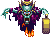 A differently styled flying ghost.