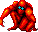 Hopping red demons.