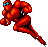 Hopping red demons.