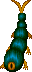 Grub - a huge silverfish-looking thing that hangs on buildings and sprays beams from its tail.