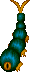 Grub - a huge silverfish-looking thing that hangs on buildings and sprays beams from its tail.