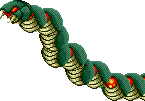 A single big worm you'll fight shortly before the real first boss.