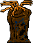 If struck high, a bull-head's skull flies off to reveal a creepy cluster of arms! They'lle start running blindly back and forth.