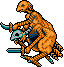 I love these weirdos. They throw knives and can take a ton of damage.